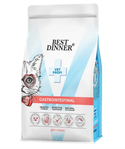 Сухой корм для кошек Best Dinner Vet Profi Gastro Intestinal Exclusive 0,4кг (при нарушении пищеварения)