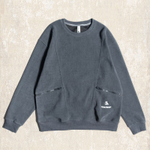 Трикотажный свитер с карманами на замках ,мужской осенний и зимний свободный Американский ретро стиль