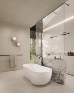 Ванна из искусственного камня ABBER Stein AS9604 белая матовая