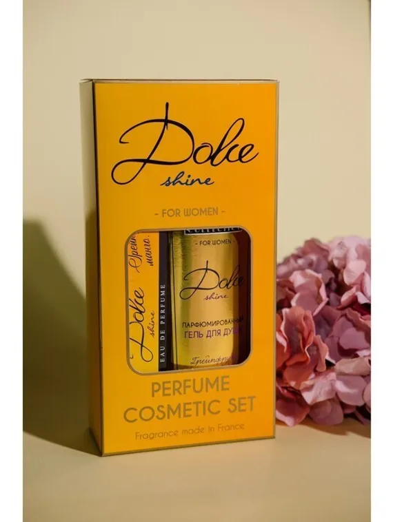Подарочный набор женский Dolce Shine, гель для душа 250 мл, парфюмерная вода 30 мл