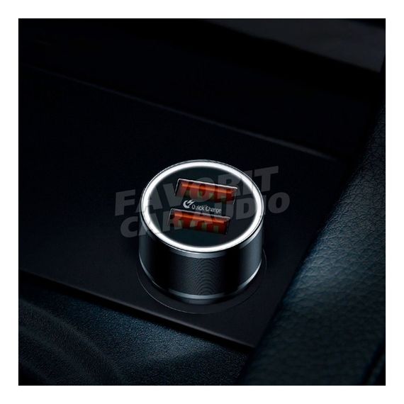 АЗУ 2USB Baseus BSC-C15N Small Screw 3400mA металл чёрный