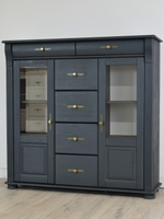 Комод деревянный Сюзанна, серый