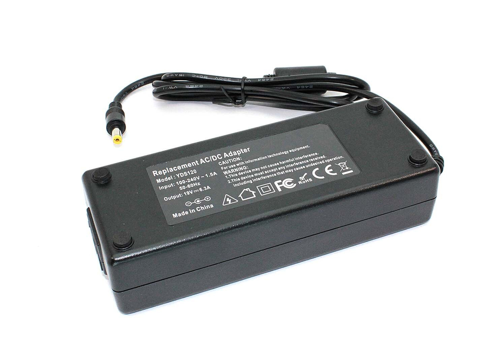 Блок питания (сетевой адаптер) для ноутбуков Toshiba 19V 6.3A 5.5x2.1mm OEM