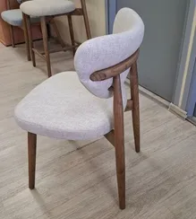 Стул Holmes 3, бежевый, ножки орех