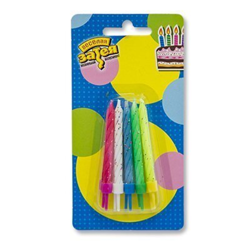 Свечи д/торта с подставкой Блеск