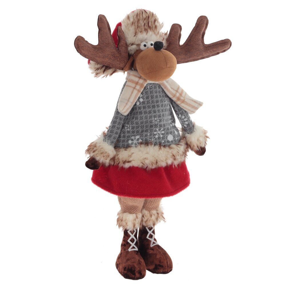 GAEM Игрушка набивная "Олень", L39 W16 H56 см, 2в.