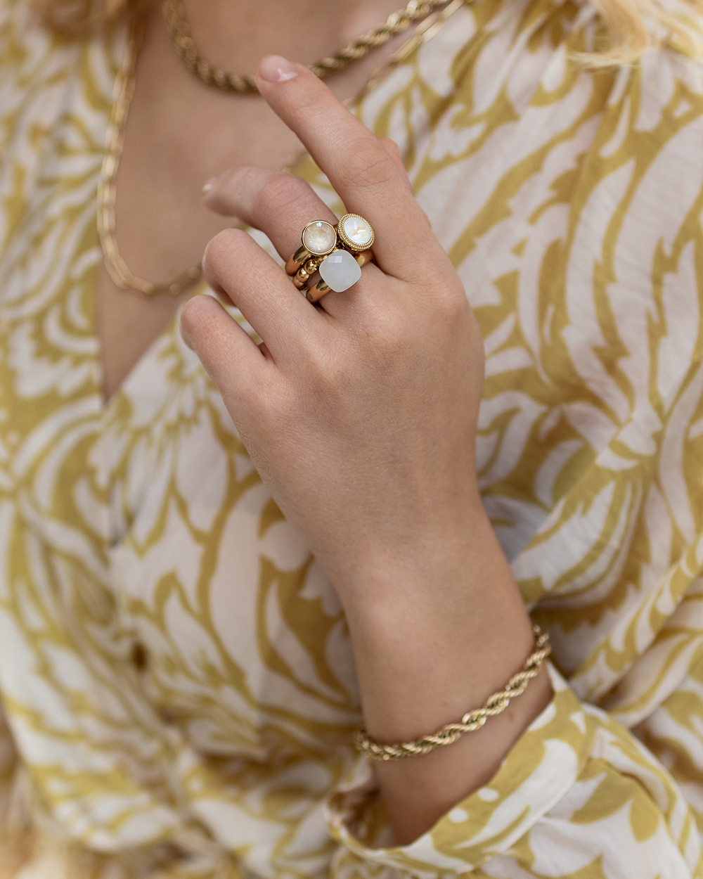 Кольцо Qudo FIRENZE 16.5 (G) White 107001/40-5420 16.5 размер 16,5