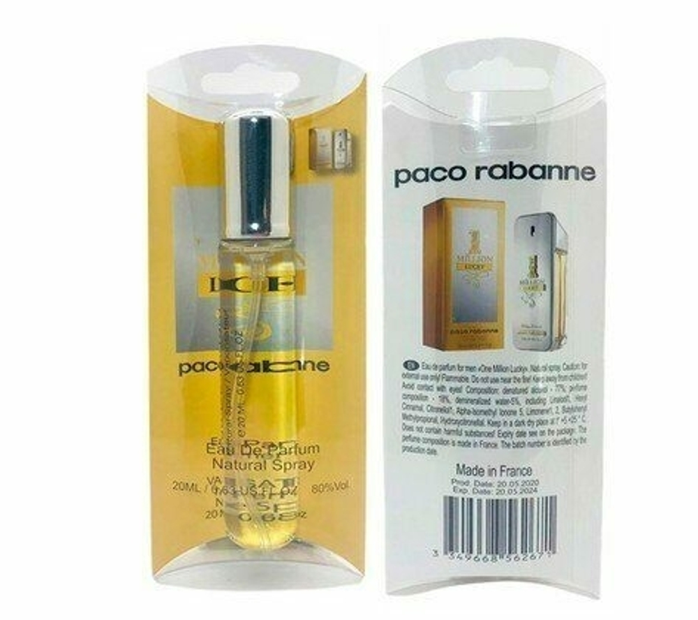 Paco Rabanne 1 Million Lucky edp for man 20 ml.