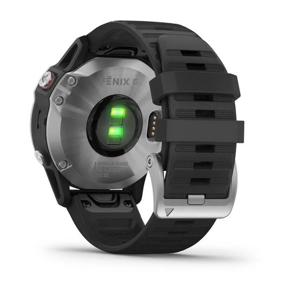 Смарт-часы Garmin Fenix 6, серебристый, 010-02158-00