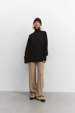 Свитер с аранами