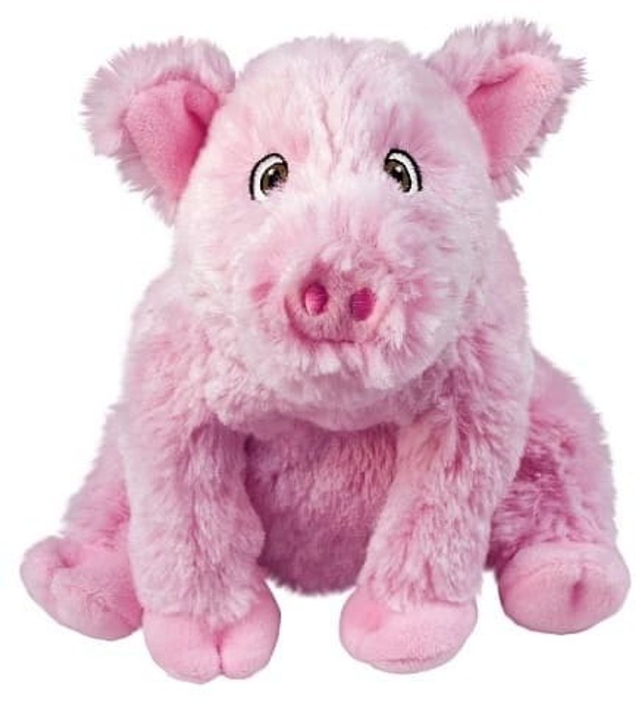 KONG игрушка для собак Comfort Kiddos Свинка 16 см