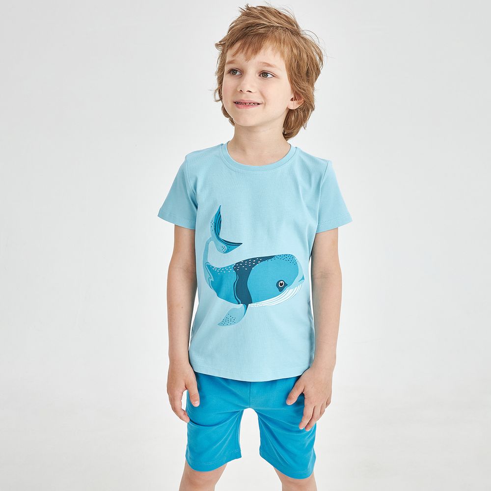 Пижама для мальчика с китом KOGANKIDS
