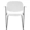 Стул штабелируемый Stacks с подлокотниками белый
