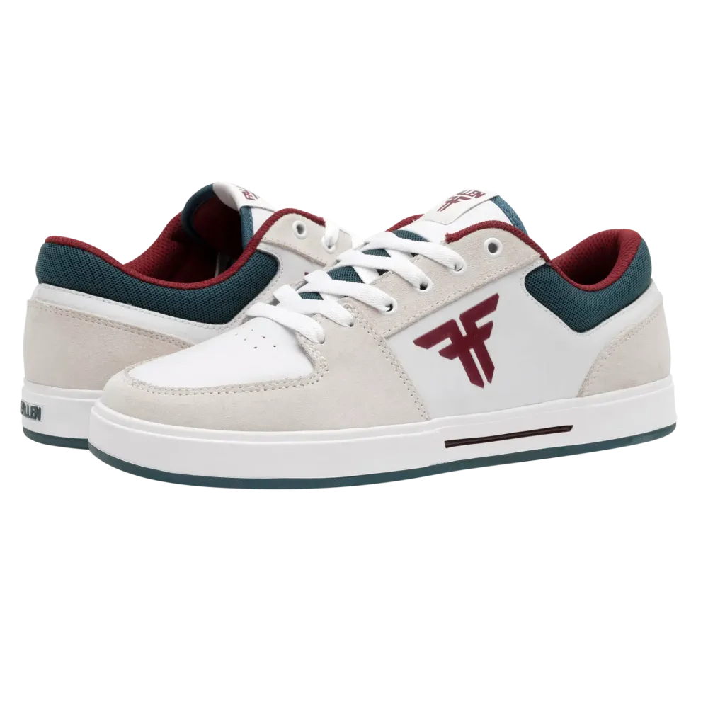 Кеды Fallen PATRIOT - WHITE/TEAL/BURGUNDY