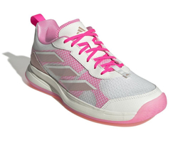 Женские Кроссовки теннисные Adidas Avaflash - core white/silver metallic/lucid pink