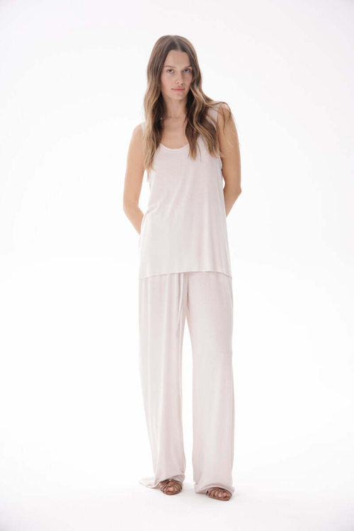 Платье-майка из тонкого трикотажа, голубой