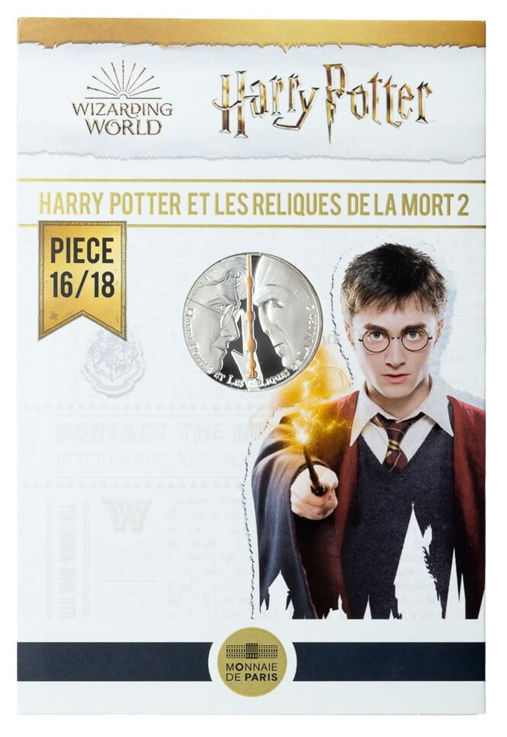 Набор из 9 монет 10 евро Франция серебро 2021 Гарри Поттер второй выпуск (HARRY POTTER)