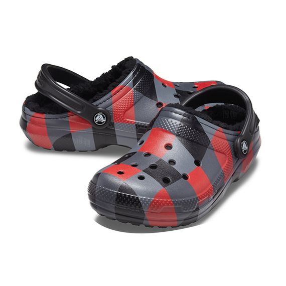 Crocs Classic 'Black Red Gray'