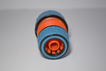 Муфта переходная соединительная 3/4 на 1/2 GRINDA PROLine TM-X для соединения садового, поливочного шланга с разными диаметрами/из ударопрочного пластика с TPR