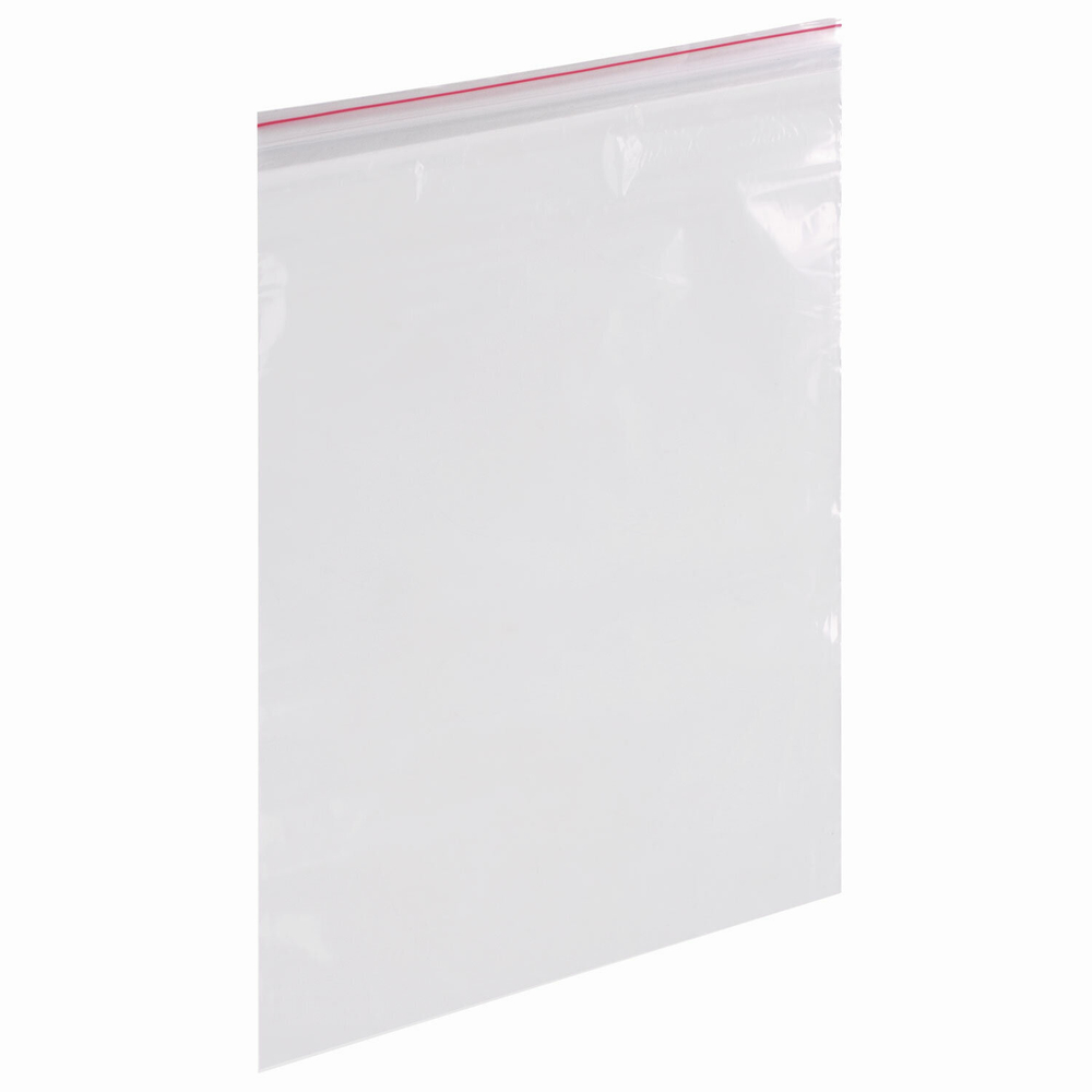 Пакеты с замком ZIP LOCK "зиплок" комплект 100 шт. 300х400 мм ПВД толщина 40 микрон BRAUBERG