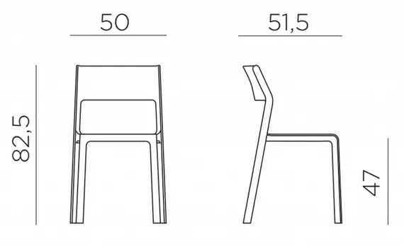 Стул Trill Bistrot тортора