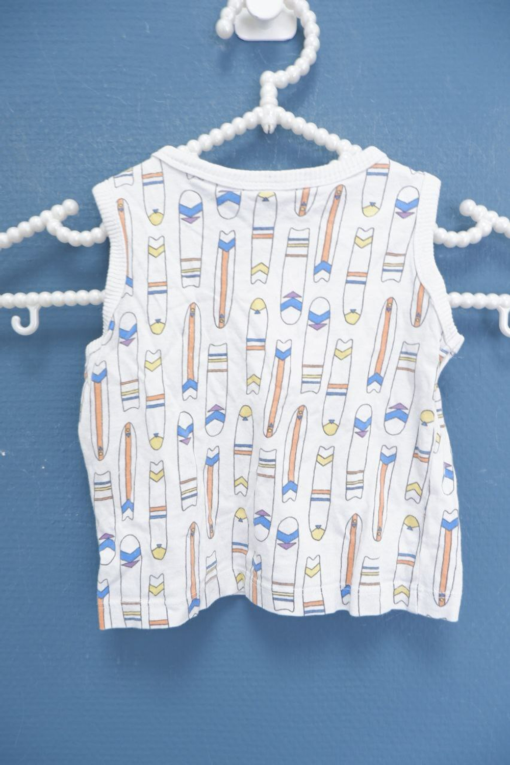 Майка с принтом на 3-6 месяцев