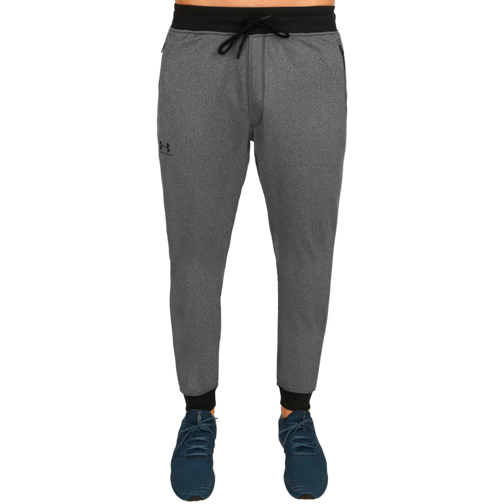 Мужские теннисные штаны Under Armour Sportstyle Tricot Training Pants Men - Dark Grey, Black