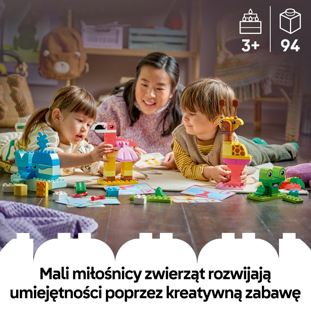 Конструктор LEGO DUPLO Town 10472 Игра строим зверюшек — фото 3