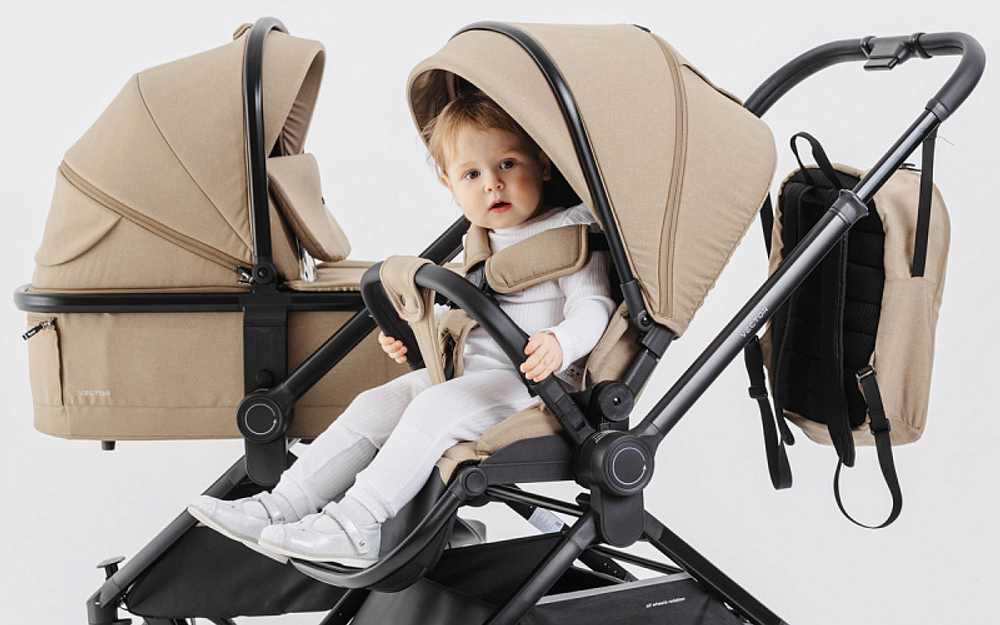Детская коляска Rant Vector 2 в 1 Latte