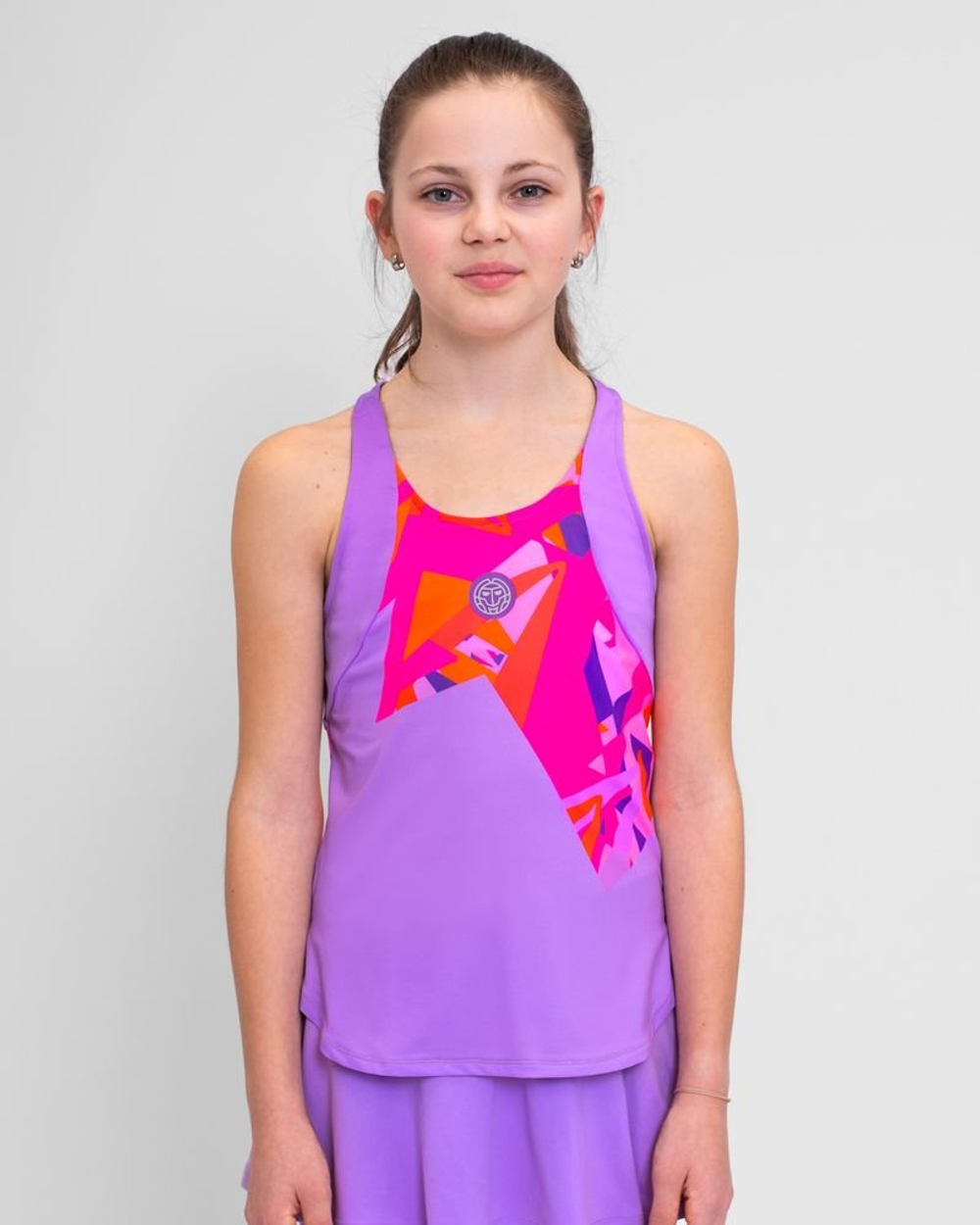 ОДЕЖДА ДЛЯ ТЕННИСА Девочки, Майка BIDI BADU SPIKE TANK .