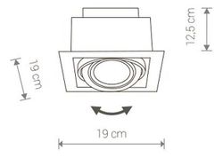 Встраиваемый светильник Nowodvorski Downlight 9575