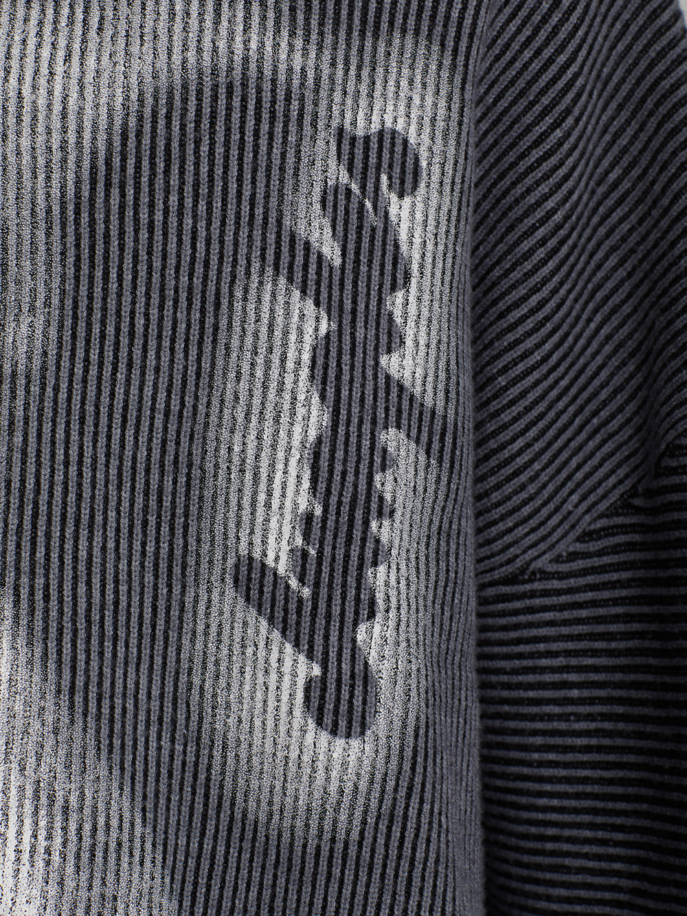 Мужской Свитер Two Tone Rib Knit