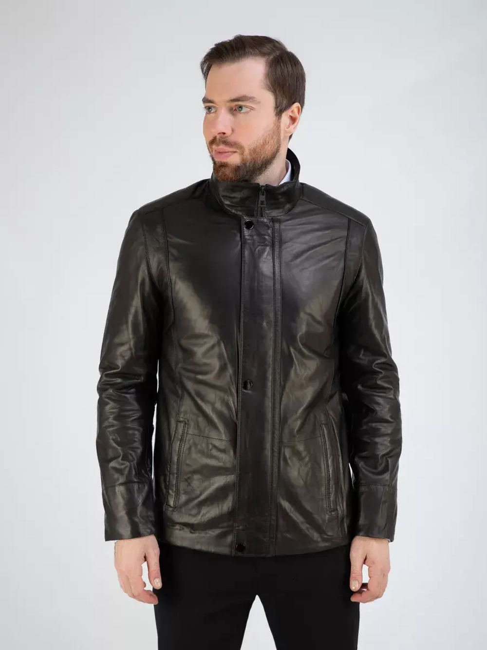 Кожаная куртка демисезонная Турция