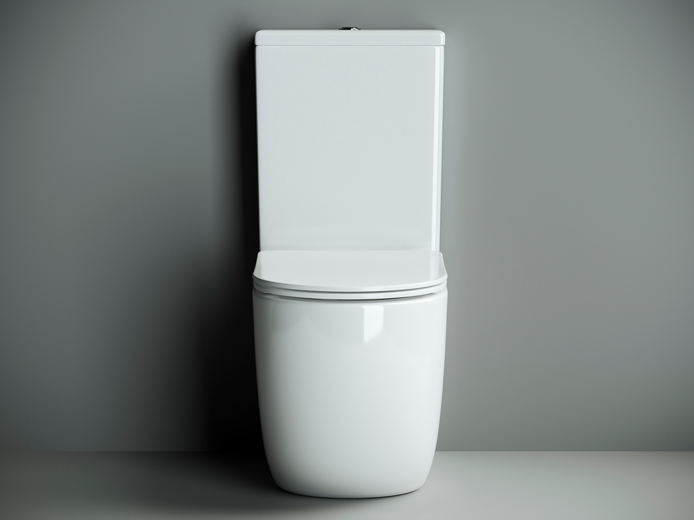 Напольный пристенный унитаз Metropol Rimless