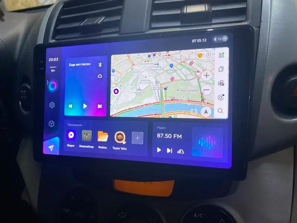Магнитола для Toyota RAV4 30 2005-2012, Vanguard - Carmedia OL-9688 QLed+2K, Android 12, TS10, CarPlay, 4G SIM-слот