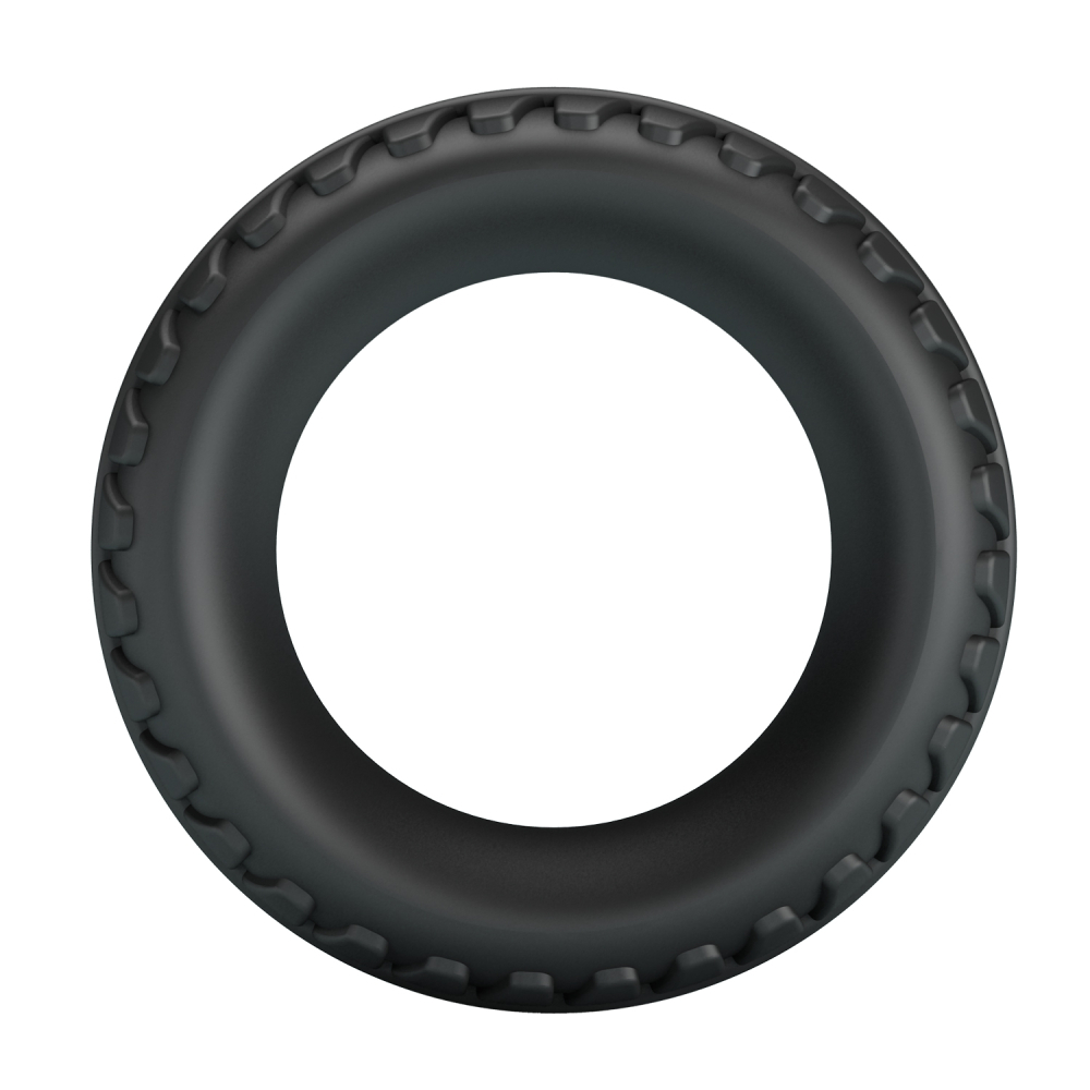 CRAZY BULL - Эрекционное кольцо из силикона растягивающееся черное