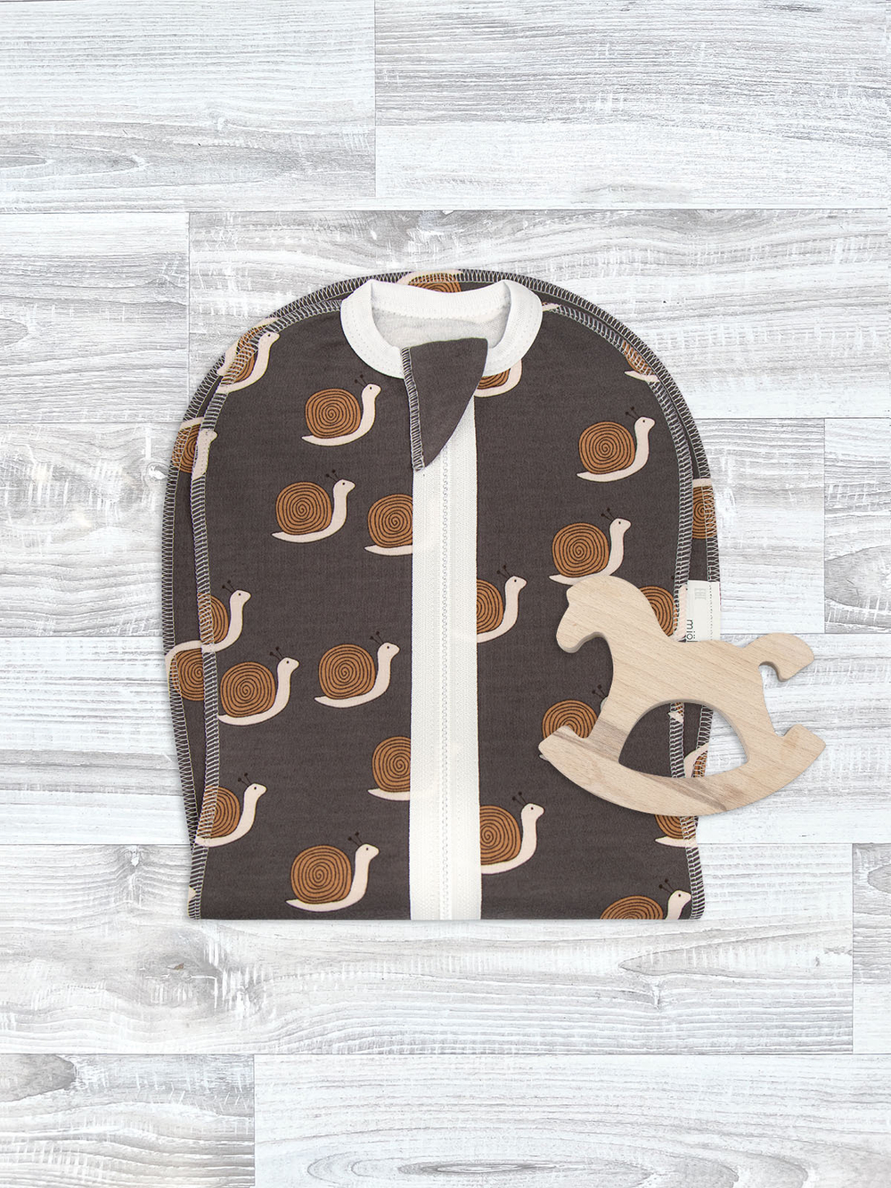 Пелёнка-кокон Mjölk Улитки, уценка