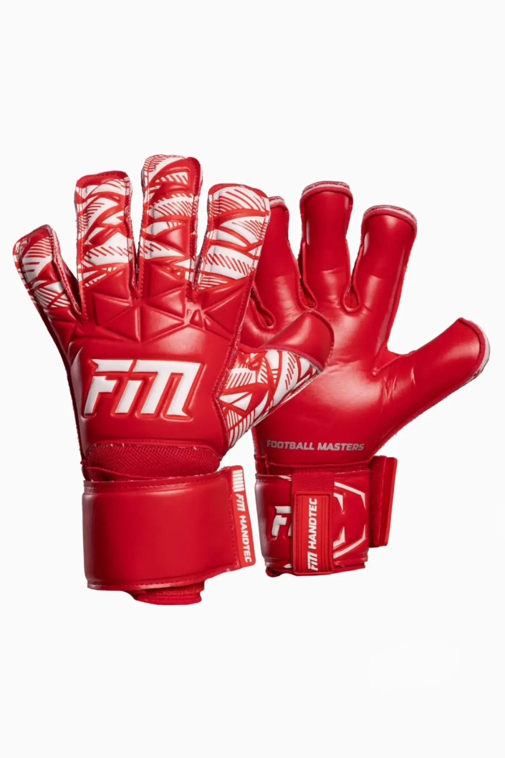 Вратарские перчатки Football Masters Invictus X Junior - красный