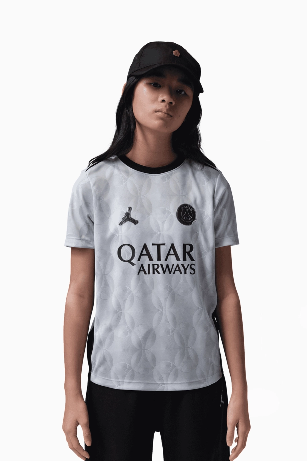 Футболка Nike PSG x Jordan 25/26 Academy Pro Junior - серый