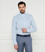 Рубашка KNIT OXFORD POLO RALPH LAUREN - голубой(710932545)