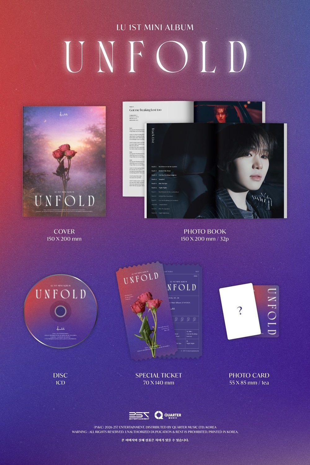 Альбом LU - UNFOLD 1st Mini Album