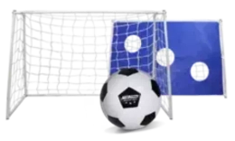 Футбольные ворота и мячи