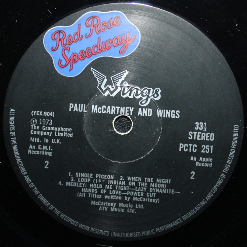 Wings / Red Rose Speedway (LP)