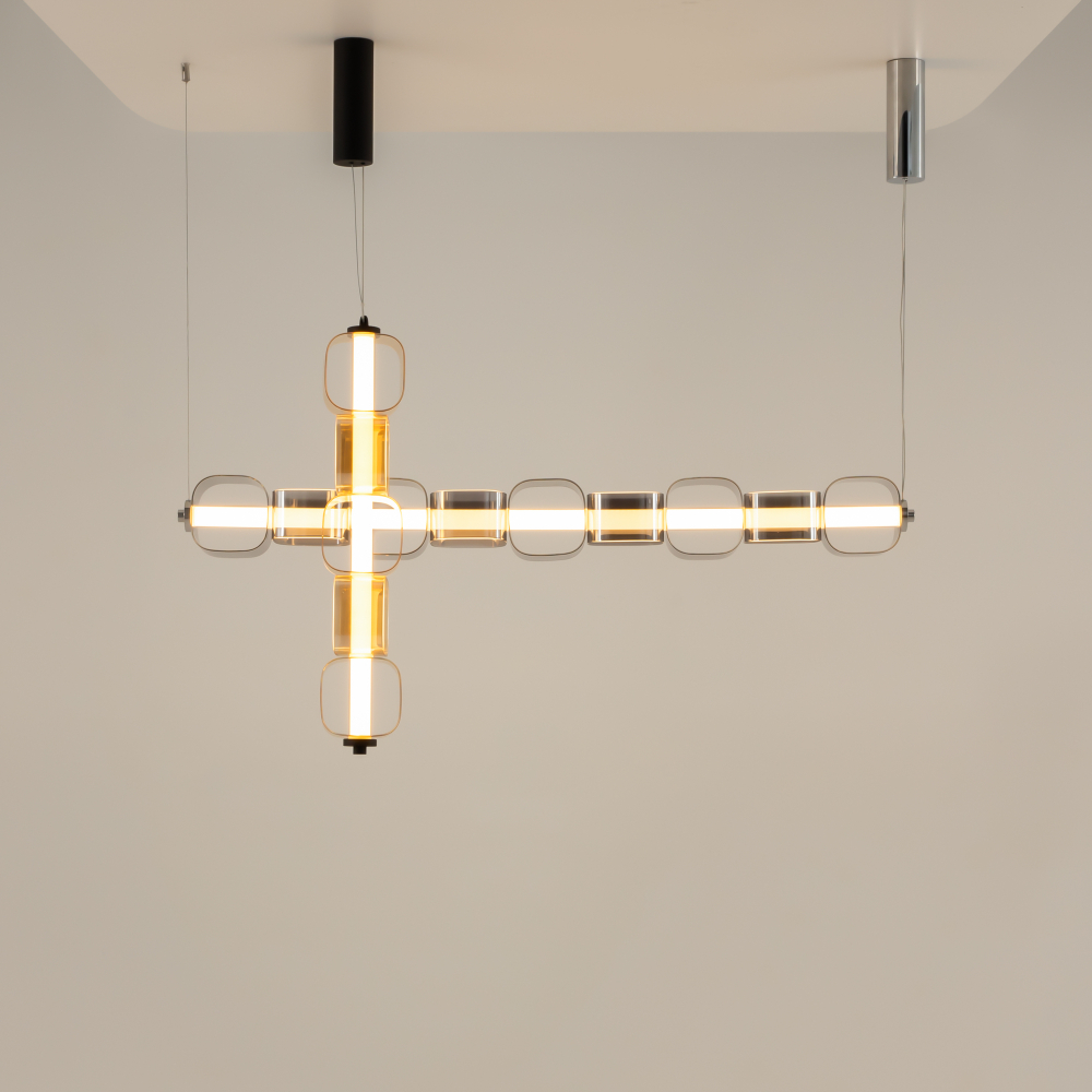 Подвесной светодиодный светильник Maytoni Ritmo MOD381PL-L45CH3K