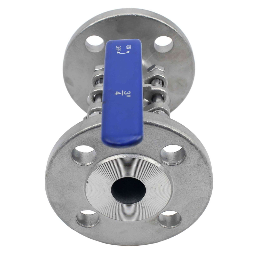 Stainless steel ball valve Elephant BV.F.Fp.T.ISO.304.180 580 psi, SS304, full port, flanged connection, with ISO 5211 mounting pad