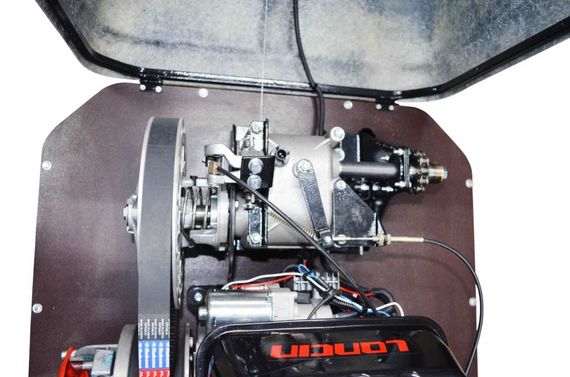 Мотобуксировщик KOIRA T15 ER PRO электростартер, реверс редуктор - задний ход