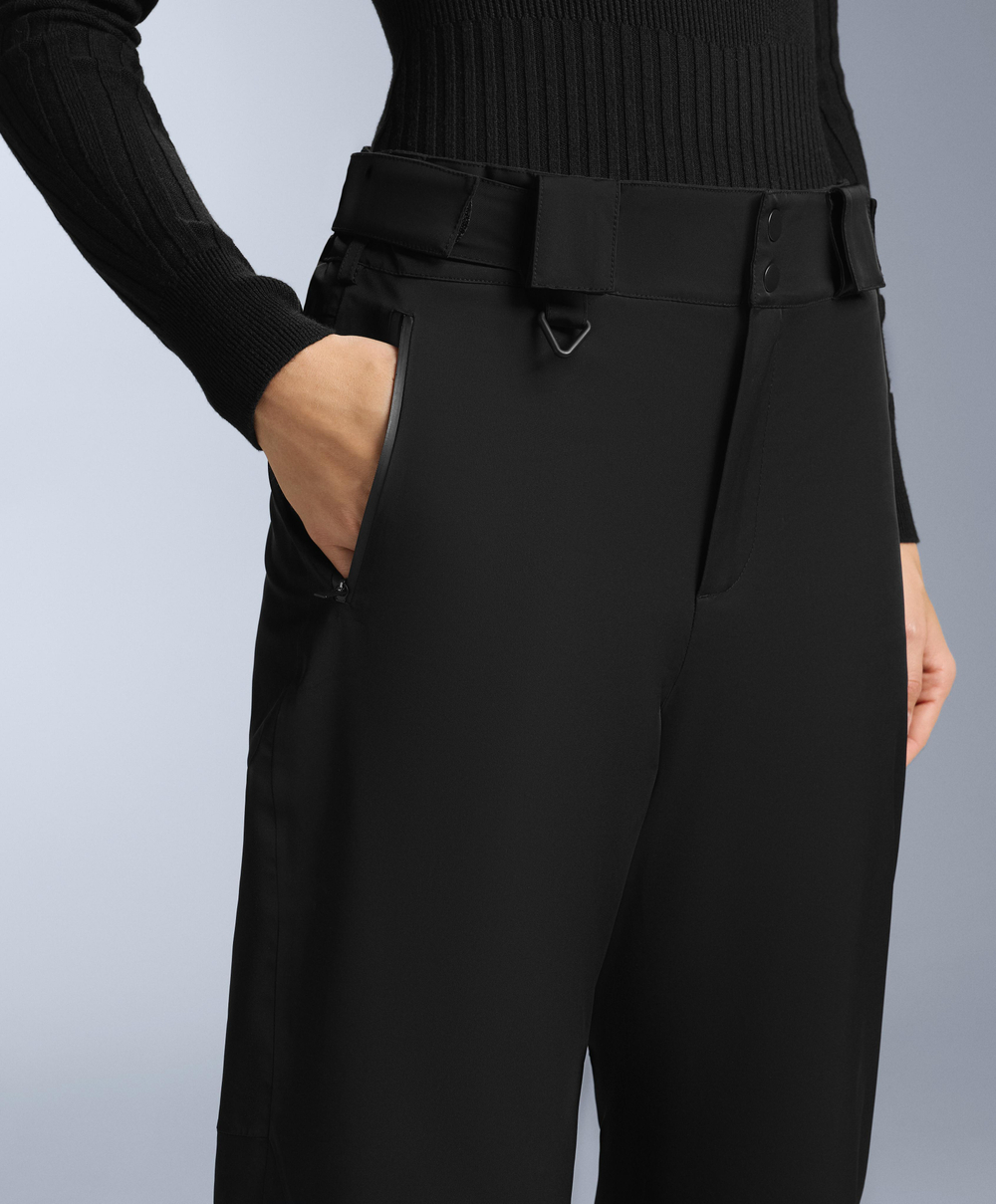 OYSHO Водонепроницаемые свободные брюки прямого кроя Primaloft® Feel the Performance TM SKI, черный