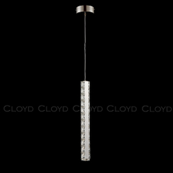 Подвесной светильник Cloyd ELATA P1 / выс. 55 см - хром (арт.11561)
