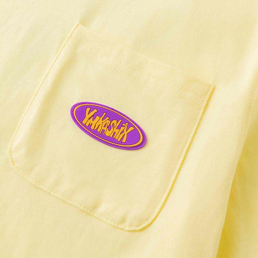 Футболка Ymkashix Logo Face желтая
