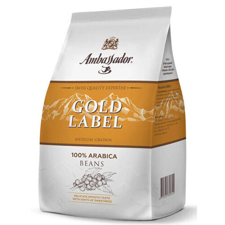 Кофе в зернах Ambassador Gold Label, 1 кг (Амбассадор)